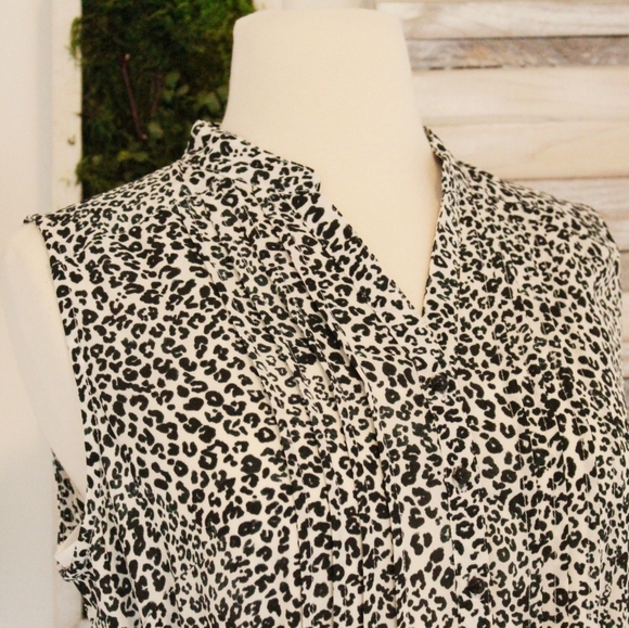 Nanette Lepore Animal Print Sleeveless Dress Sz 4 - Picture 12 of 12